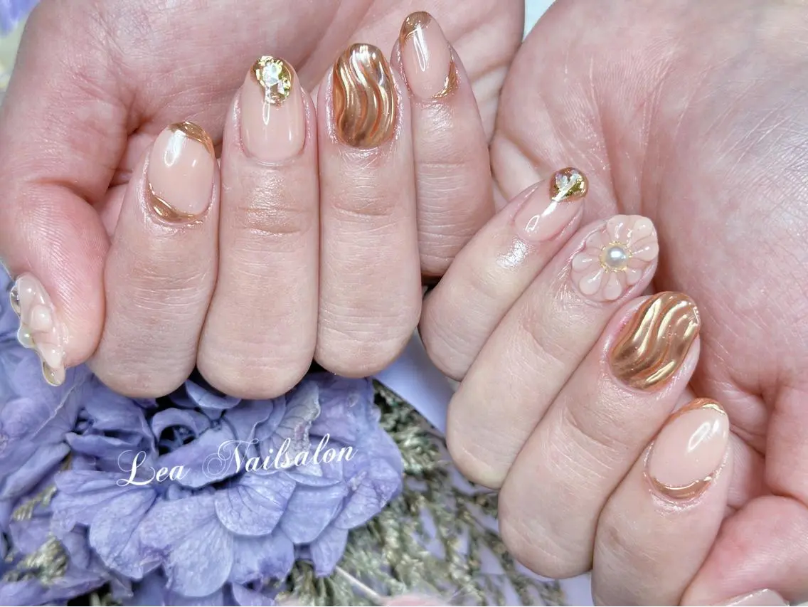 ショート カラー ネイル Le’a NailSalonのネイルデザイン