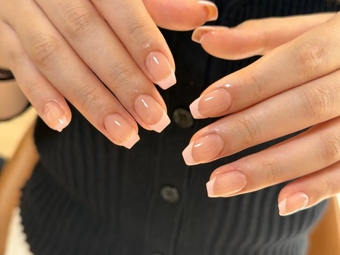ネイル フレンチネイル ハンドネイル 33 nail salon 徳山里美のネイルデザイン