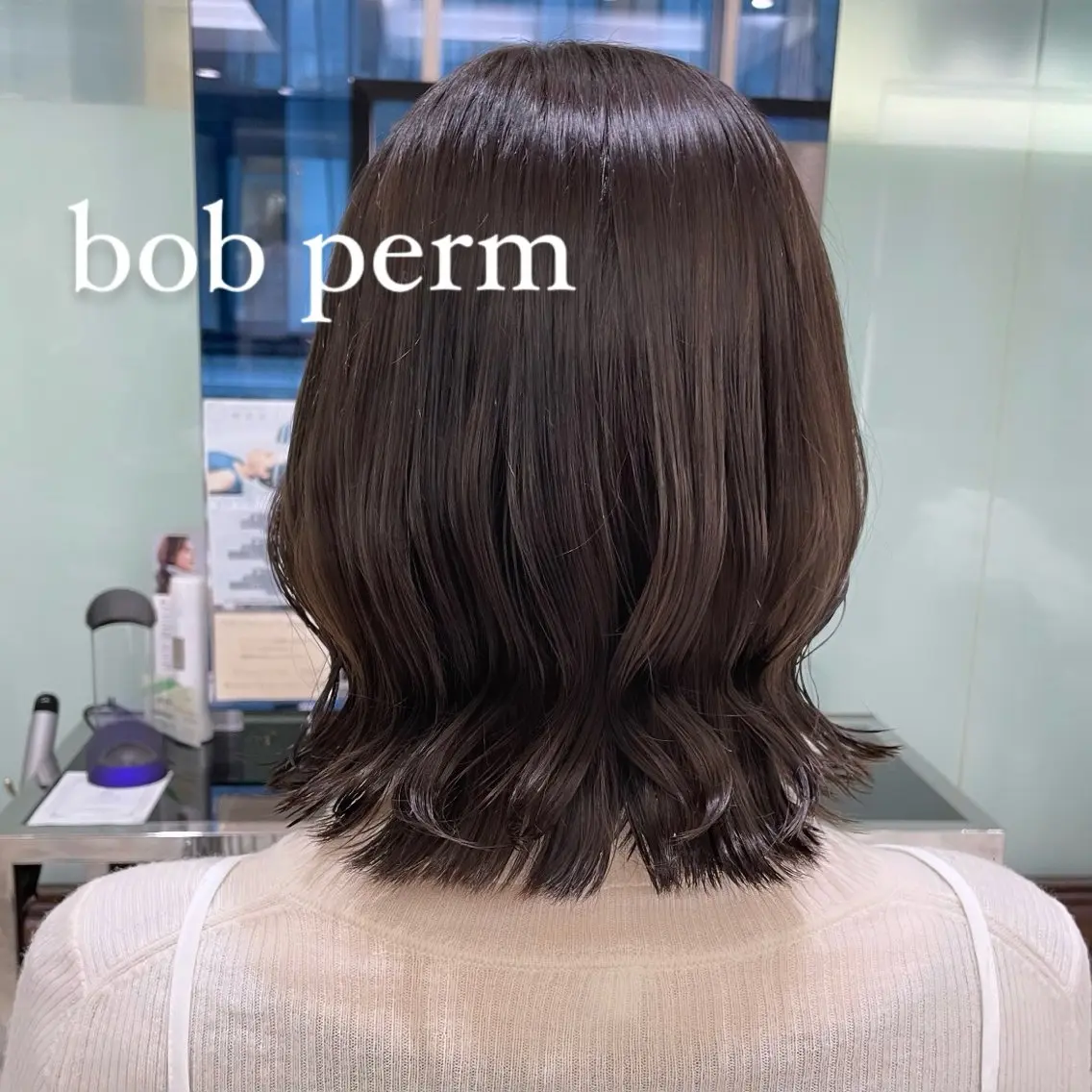 ショート パーマ ボブ くびれヘア プードルパーマ カット パーマ ボブパーマ 🌷ヨシカワハナコのヘアスタイル