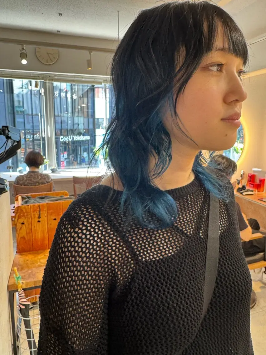 ミディアム カラー ベージュカラー 透明感カラー 韓国風カラー ラベンダーカラー ラベンダーピンク ヘアカラー 樋口 将輝のヘアスタイル