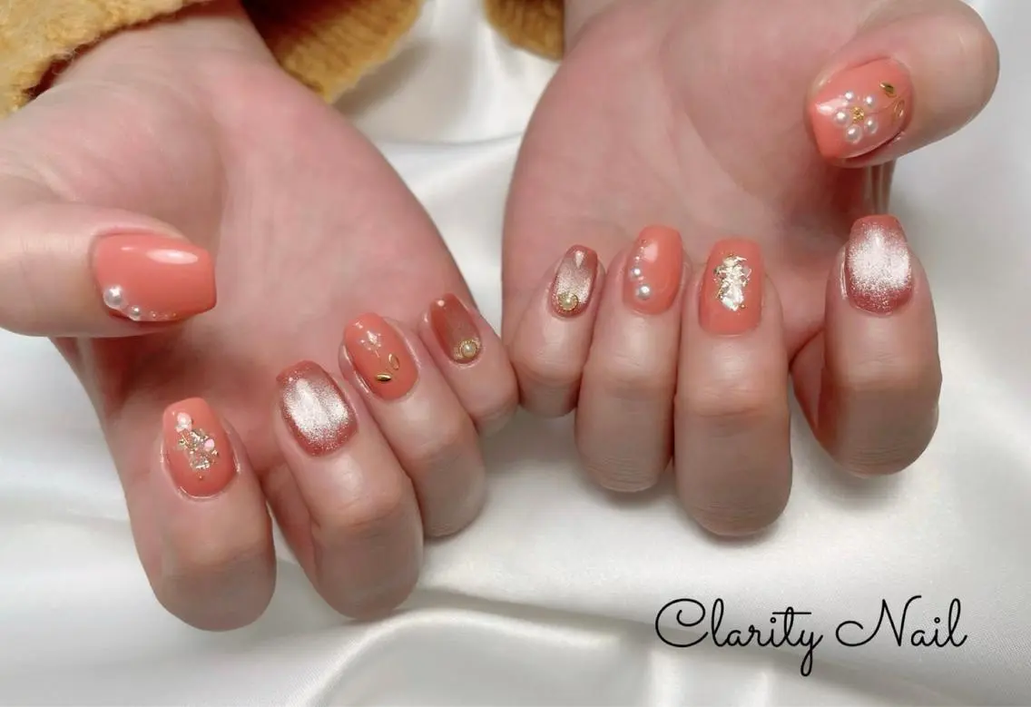 ネイル アートネイル 持ち込み ハンドネイル Clarity Nailのネイルデザイン
