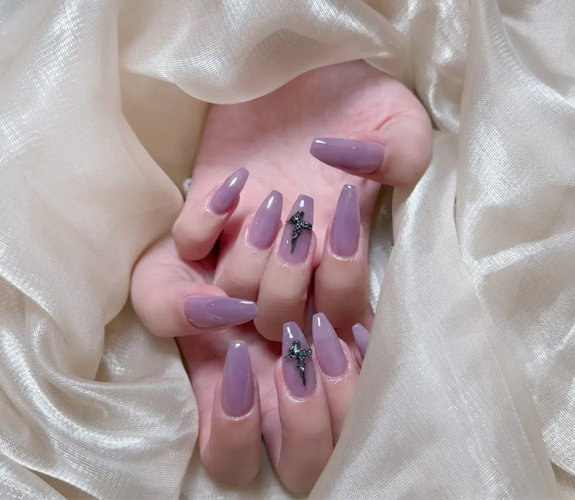 ネイル チークネイル 長さ出し フレンチネイル ジェルネイル 韓国ネイル ハンドネイル Lucky Nail Salon❶のネイルデザイン
