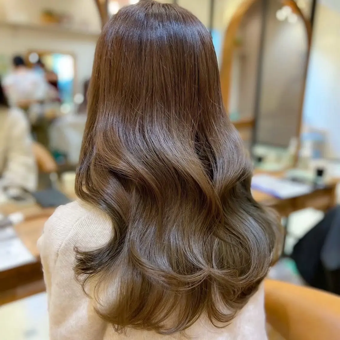ロング カラー ブラウンカラー 透明感カラー💖/ 縮毛矯正/arisaのヘアスタイル