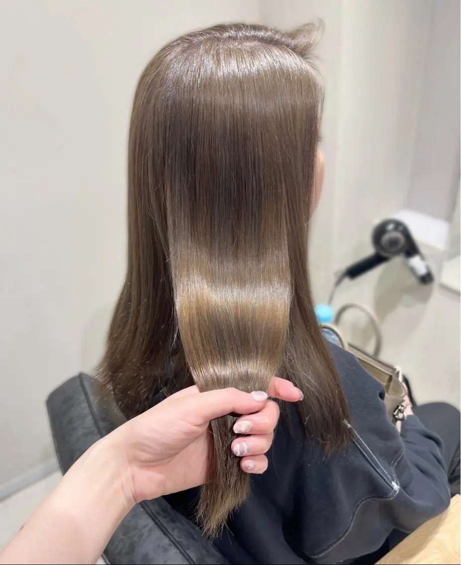 ⭐️ 最高品質カラー + 髪質改善トリートメント ⭐️の写真