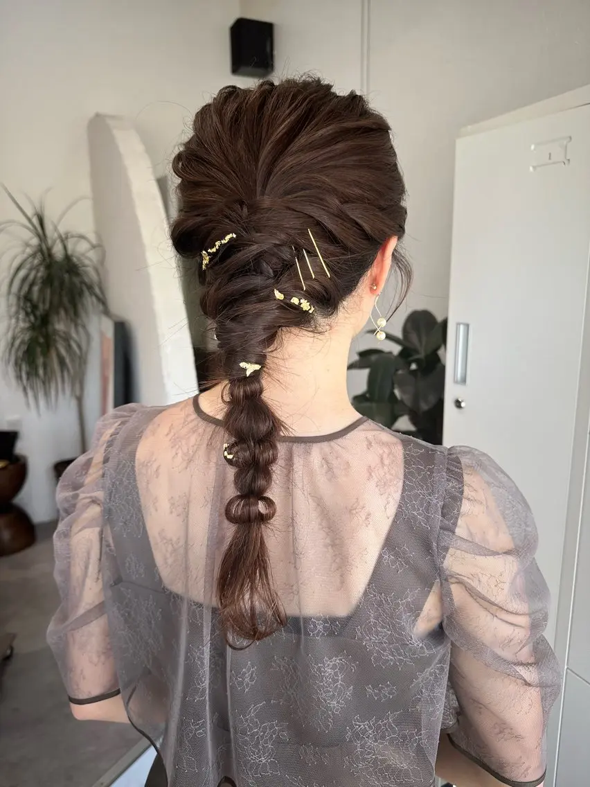 ロング ヘアセット 🌈トップデザイナー 金沢駅近nanamiのヘアスタイル