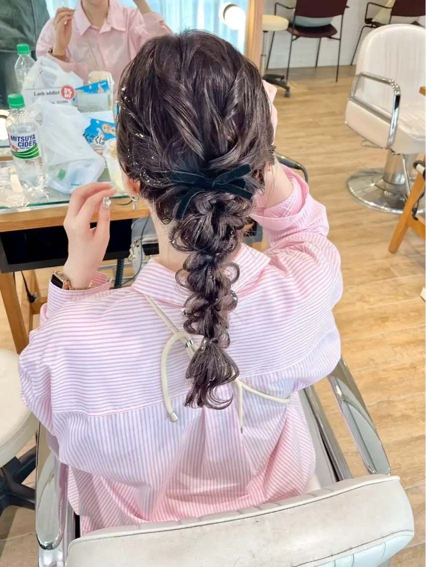 ロング 🩵ASAHI🐷 モデル募集中のヘアスタイル