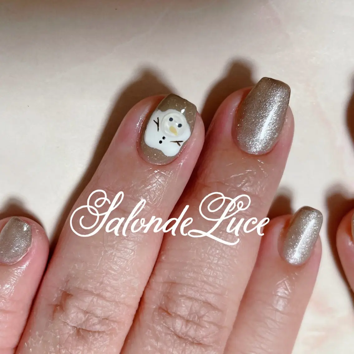 ネイル 冬ネイル クリスマス Salon de Luceのネイルデザイン