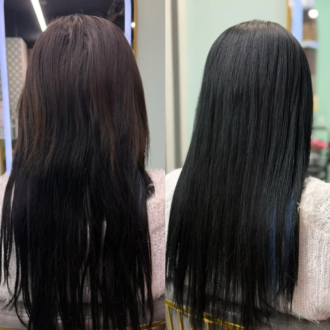 ロング カラー エクステ 🐺新宿manabu プルエクステのヘアスタイル