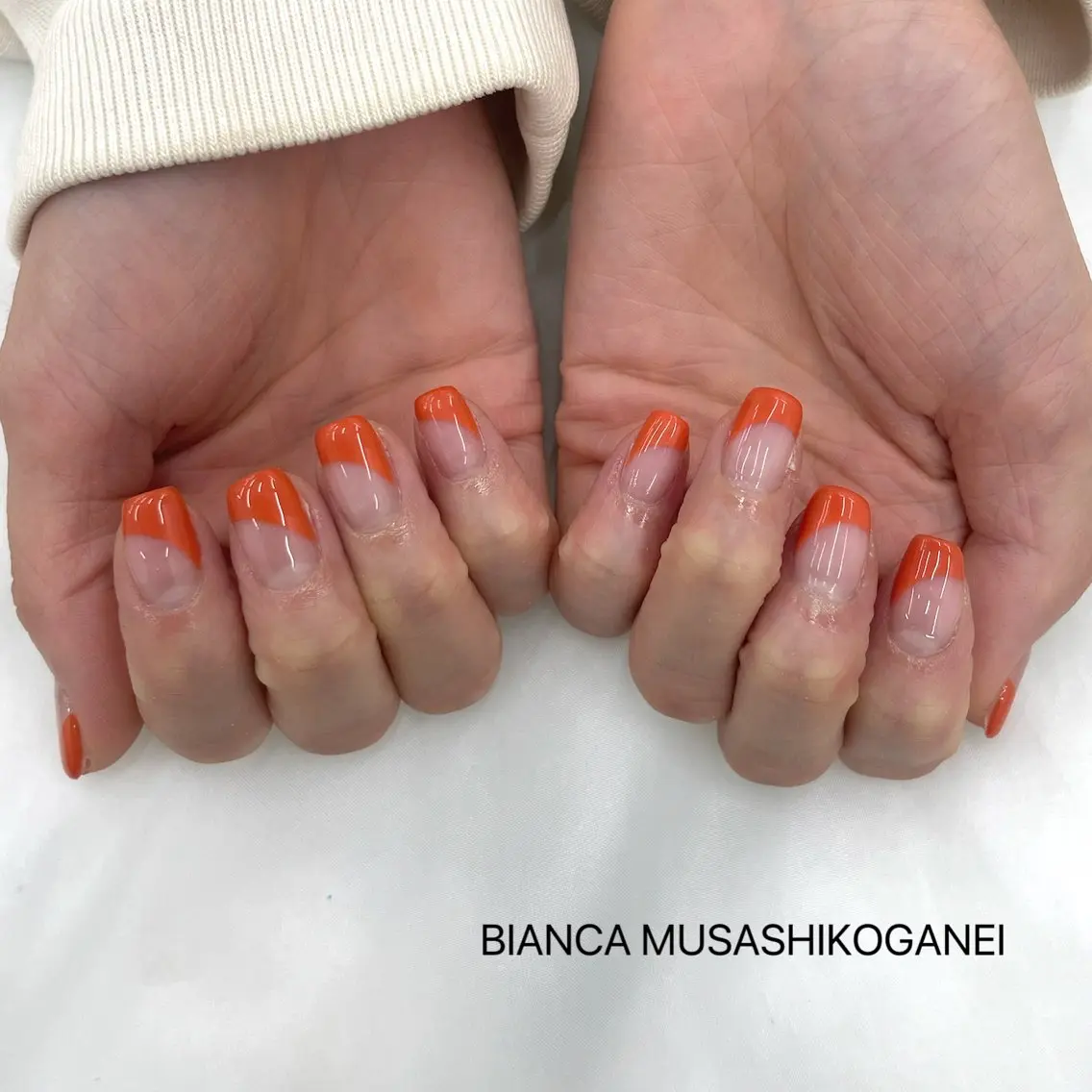 ネイル フレンチネイル Bianca🫧 SHIMIZU🩰のネイルデザイン