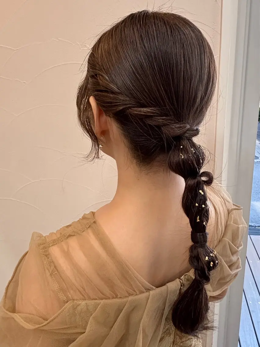 ロング ヘアアレンジ ヘアセット natsumi🍊 /ヘアセットのヘアスタイル
