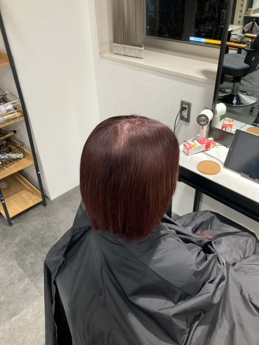 ショート ヘアカラー 鈴木 響のヘアスタイル