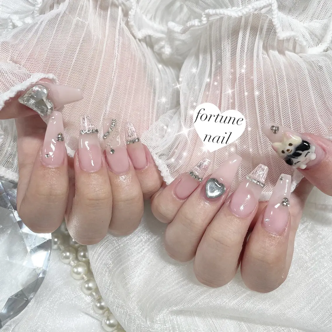 ネイル ガーリー ワンホンネイル ハンドネイル ☆saori ☆のネイルデザイン