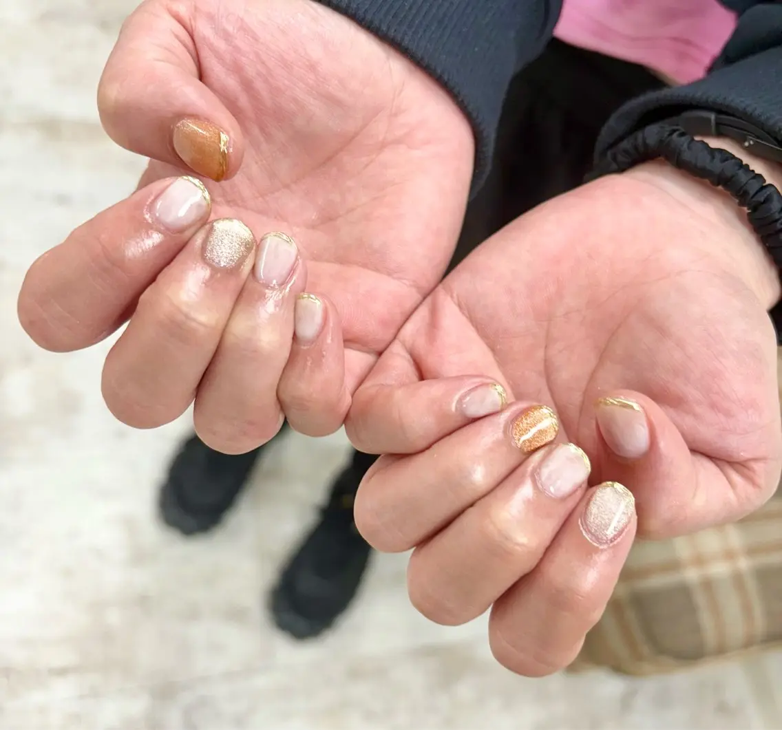 ネイル 持ち込み 吉田 里菜のネイルデザイン