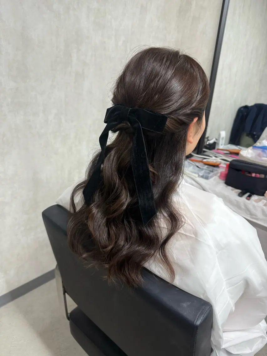 セミロング ヘアアレンジ ヘアセット 立川 奈那子のその他イメージ