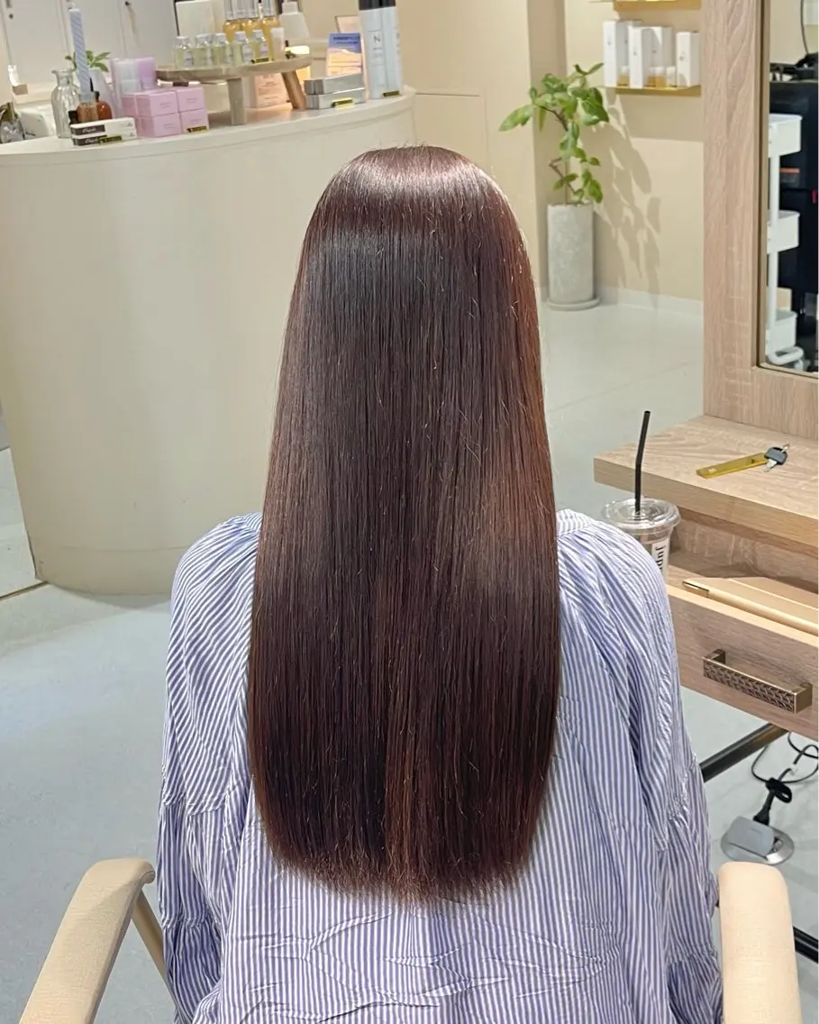 🤍透明感カラー+トリートメント🤍 ※ロング料金なしの写真