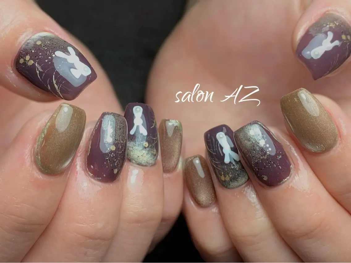ネイル オフィスネイル ハンドネイル salon AZのネイルデザイン
