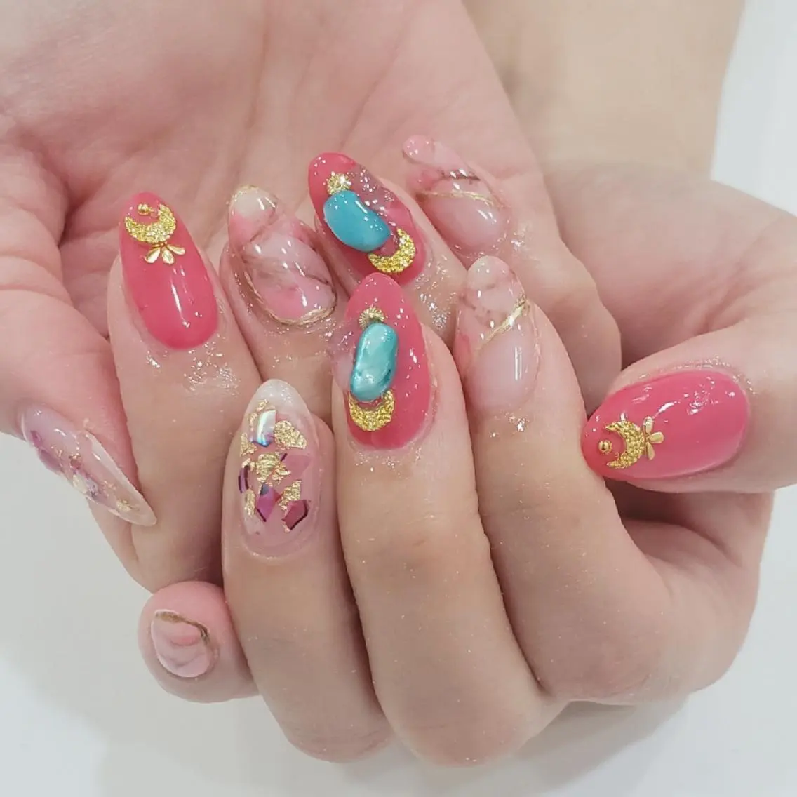 ネイル 持ち込み kahosan 𓆉のネイルデザイン