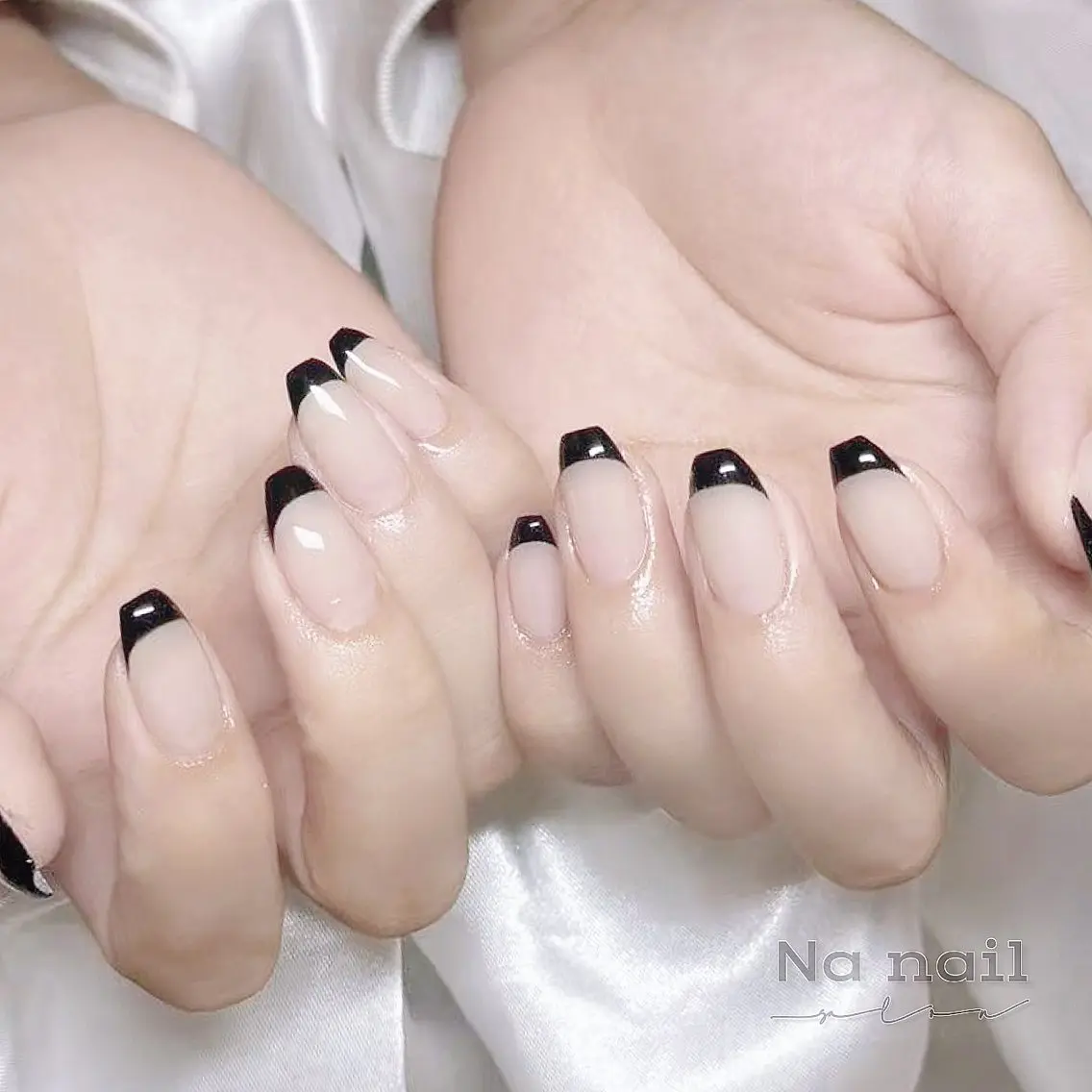 ネイル チークネイル フラッシュネイル フレンチネイル ジェルネイル グラデーション ハンドネイル ハンドケア CC Nail 高田馬場のネイルデザイン