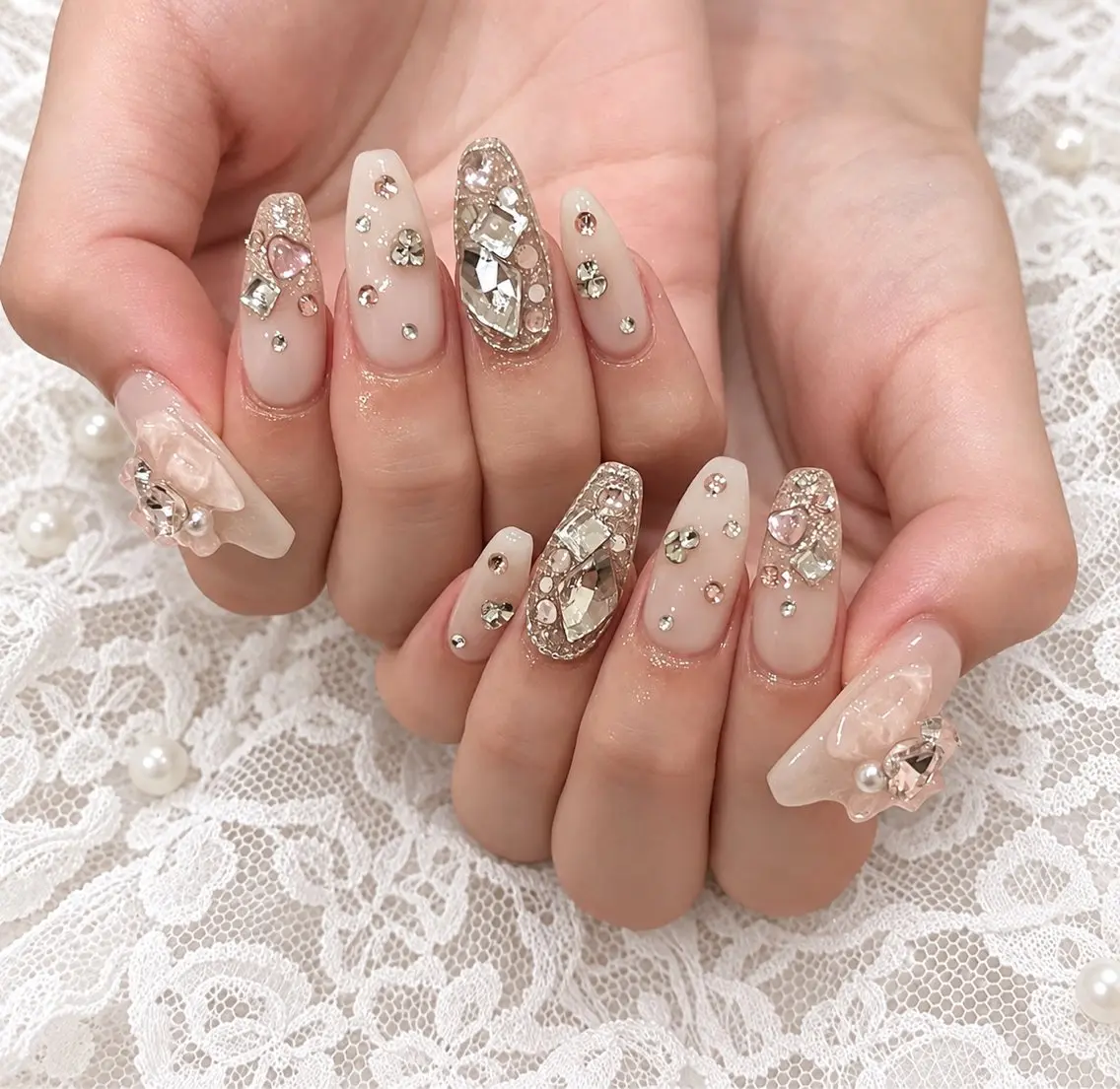 ネイル 韓国ネイル マグネットネイル 持ち込み ハンドネイル RINA Nailのネイルデザイン