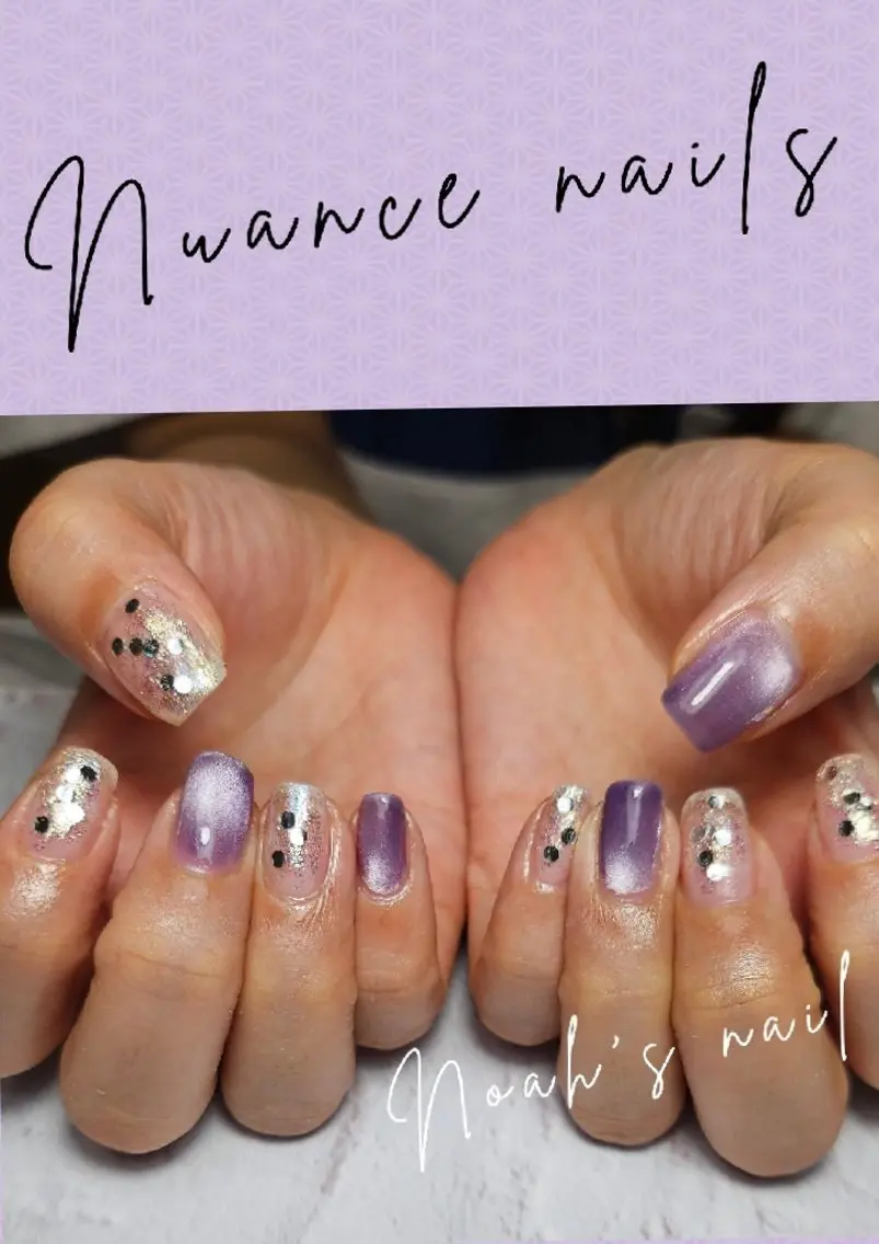 ネイル マグネットネイル ハンドネイル Noah'snail   のネイルデザイン