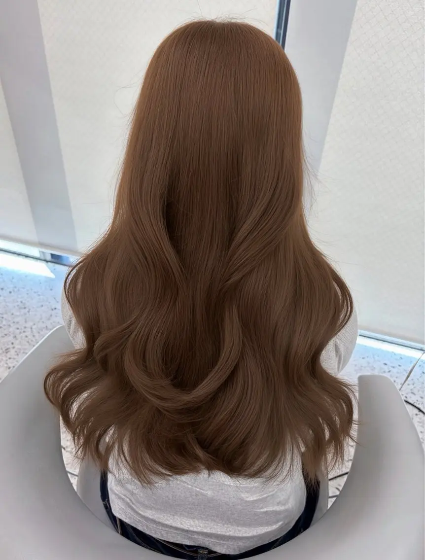 ロング カット ヘアカラー トリートメント 似合わせレイヤー / minami ⟡.·のヘアスタイル