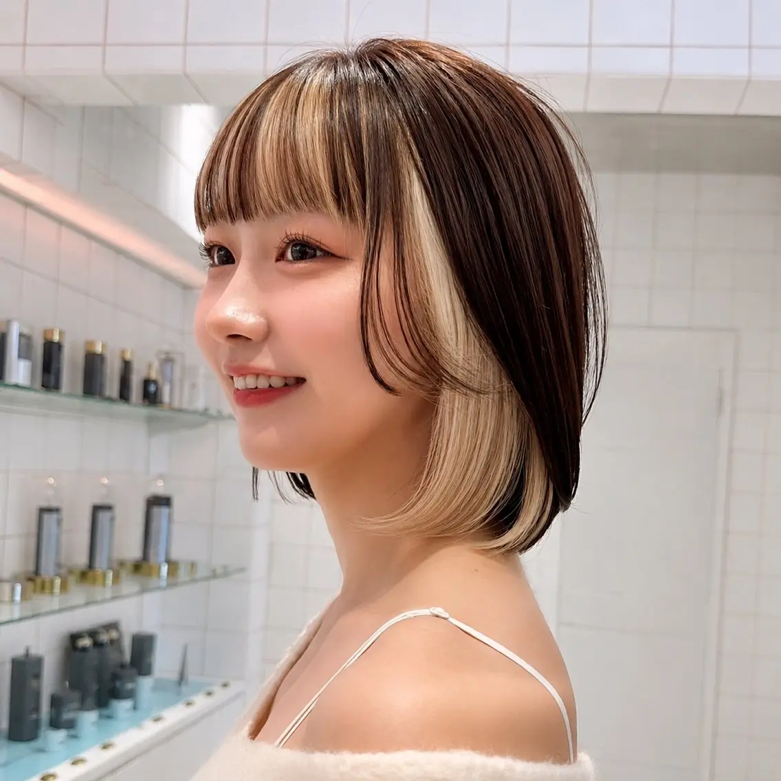 【💘今流行りのインナーカラークーポン💘】カット🇰🇷+インナーカラー+スチーム付きストリートメントの写真