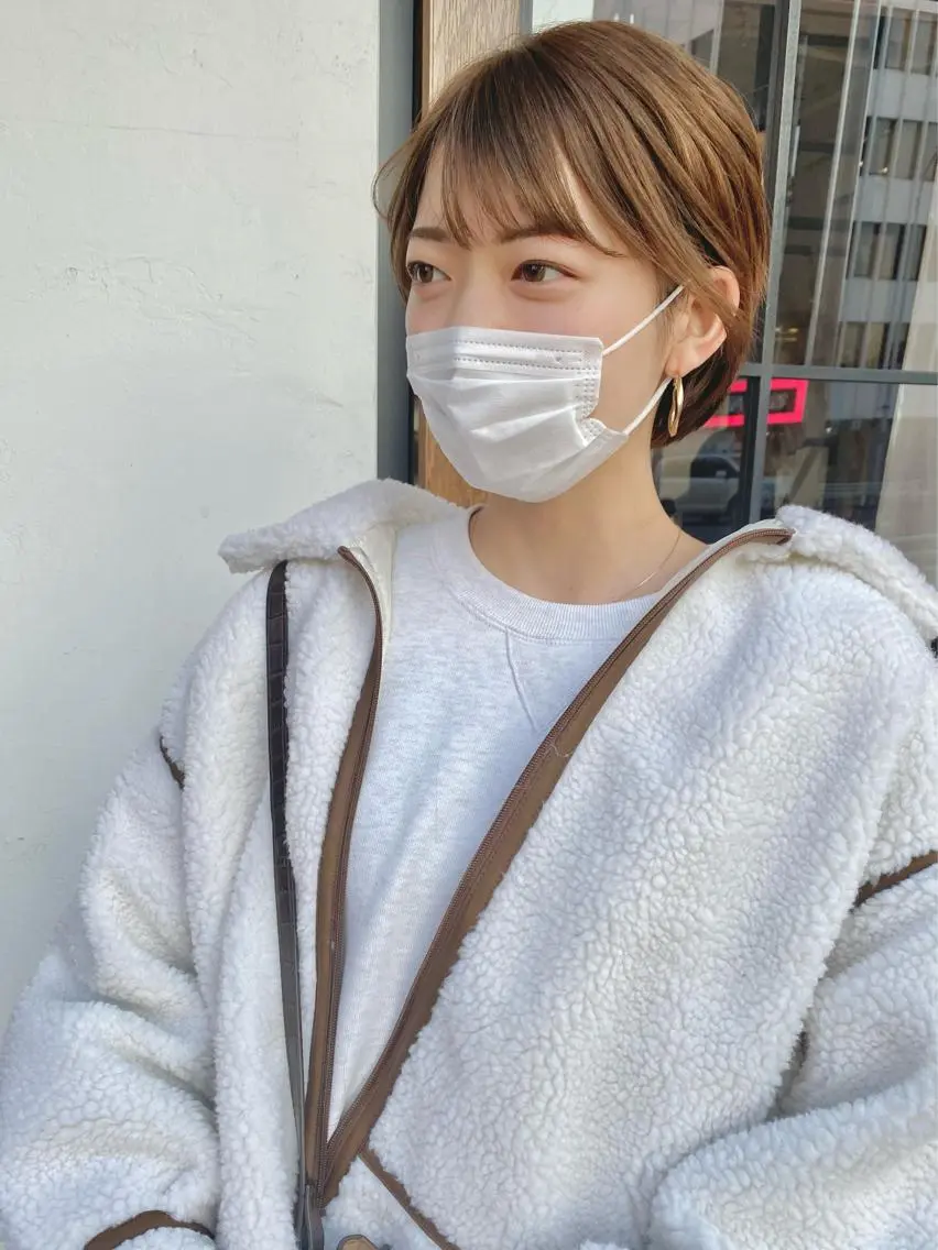 フロントカットのみ👩🏻顔周りのデザインまで考えてカットさせていただきます‪✂︎‬の写真