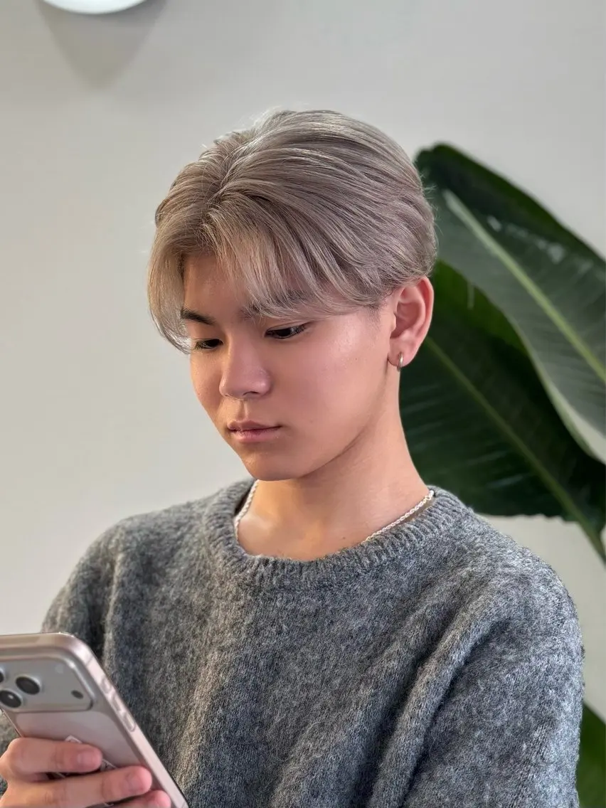 ショート メンズ 🫧はるか🫧 ブリーチ・髪質改善のヘアスタイル