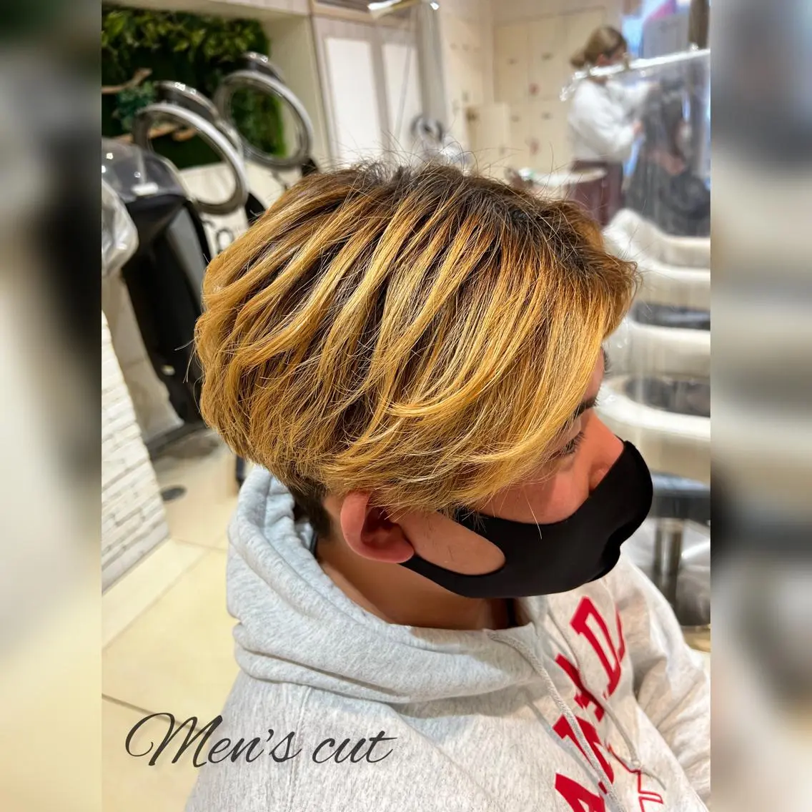 メンズ センターパート 大谷 竜也のヘアスタイル