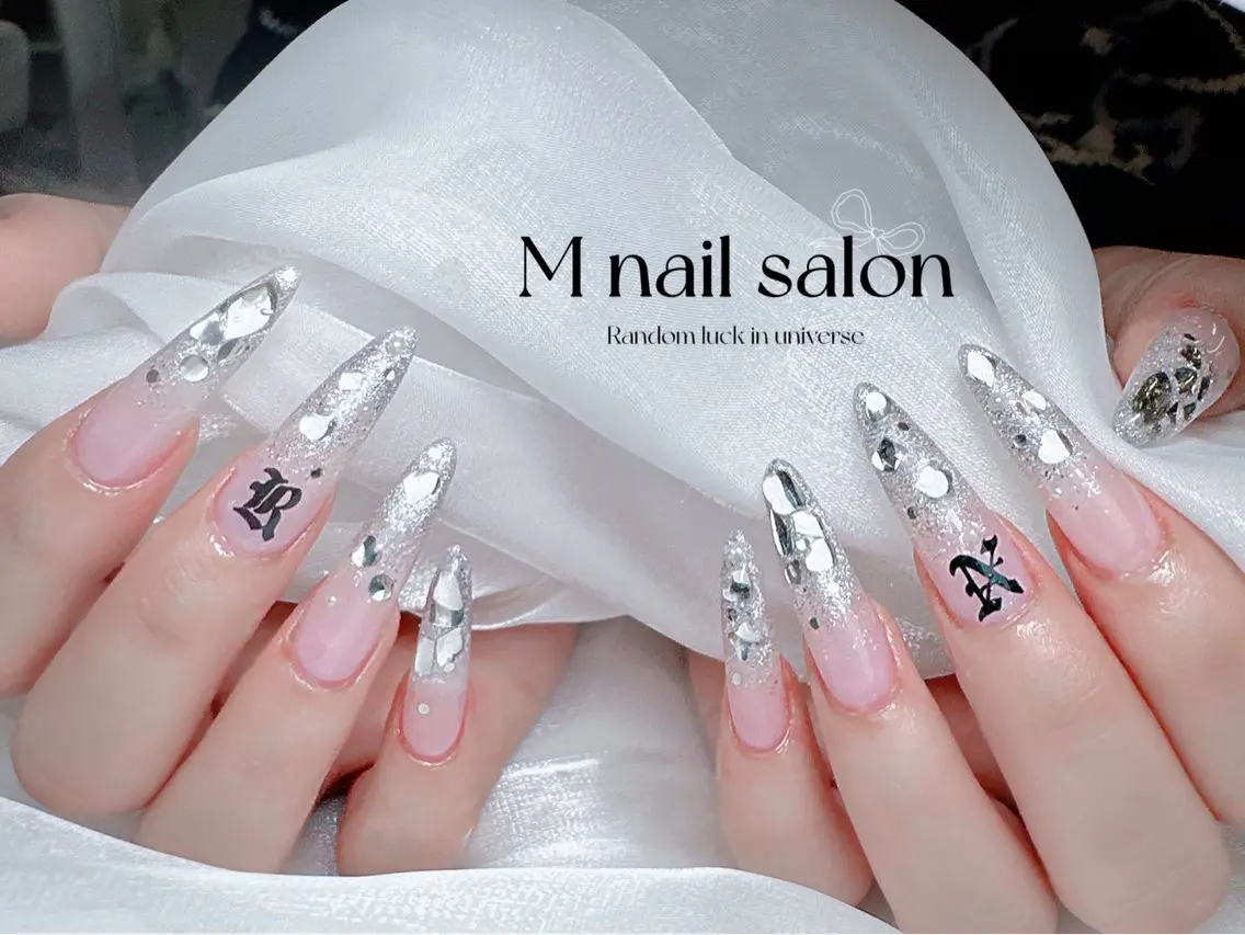 ネイル ハンドネイル M🌷nail 長さだし専門店のネイルデザイン