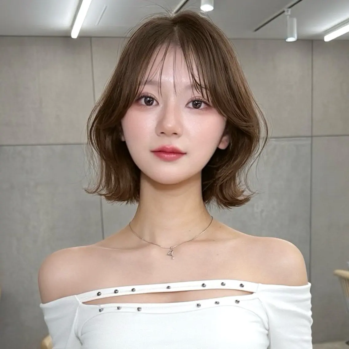 ショート カット ヘアカラー トリートメント わたる/ボブ/ ミディアム/髪質改善のヘアスタイル