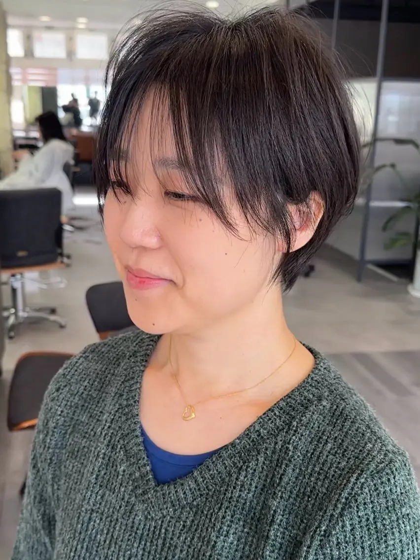 ショート 福本 可奈子のヘアスタイル