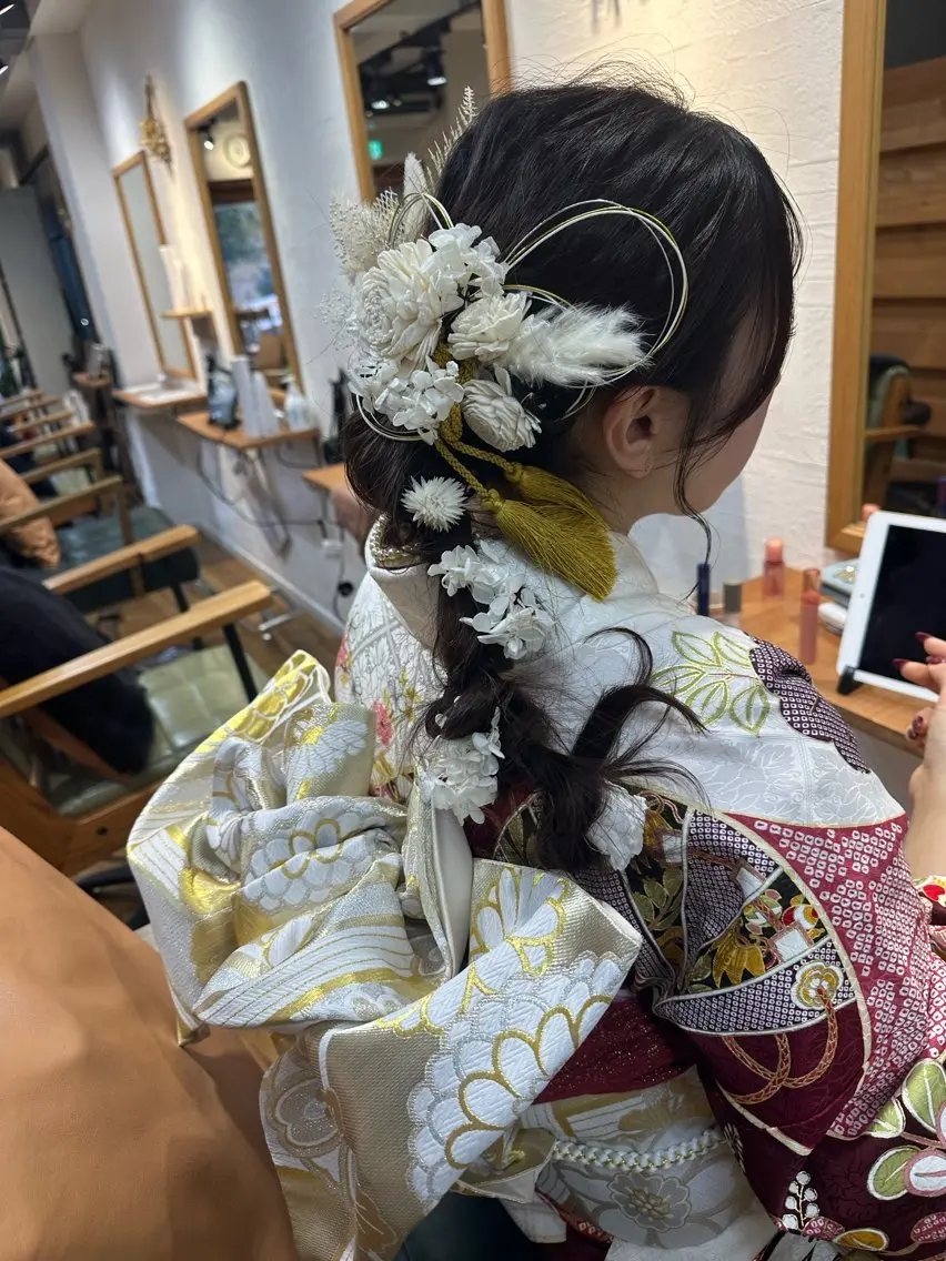 着付け ショート🌼パーマ 本間正子のヘアスタイル