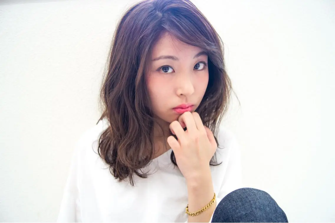 セミロング カラー パーマ 【滝川市 美容師】 髙橋昌也のヘアスタイル
