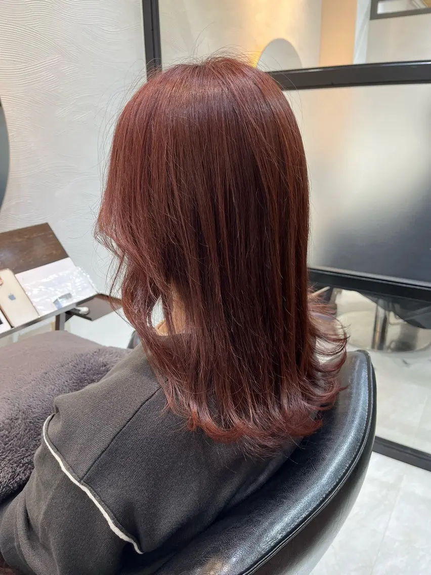 ロング カラー カット ヘアカラー トリートメント 【ニュアンスカラー・ 髪質改善】スズキカナのヘアスタイル