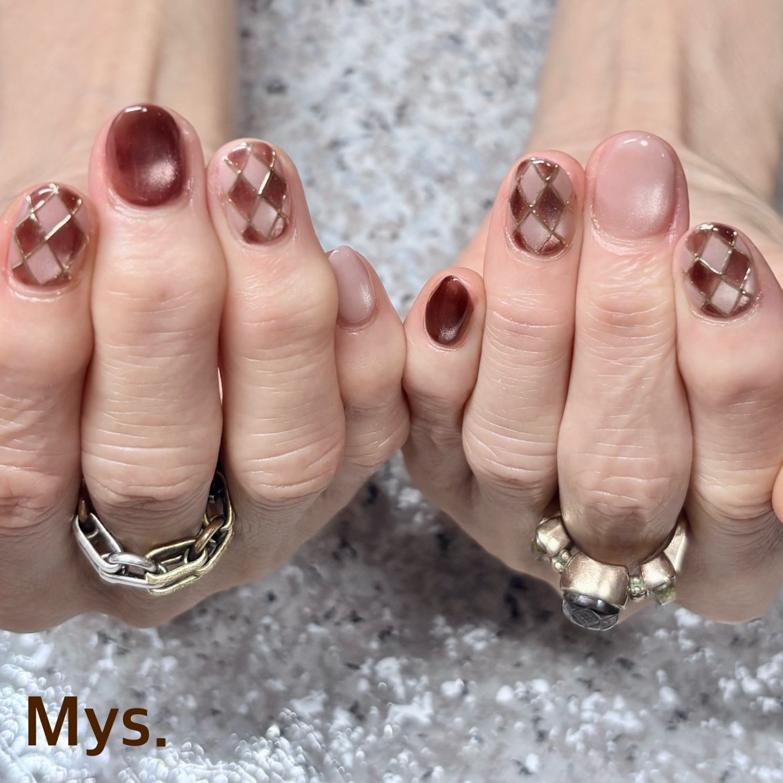 ネイル ハンドネイル Mys. 三上紗紀のネイルデザイン