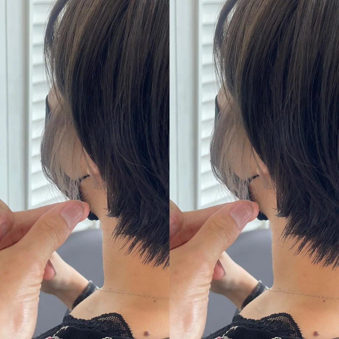 ショート カラー イヤリングカラー Snaly カラー特化ページのヘアスタイル