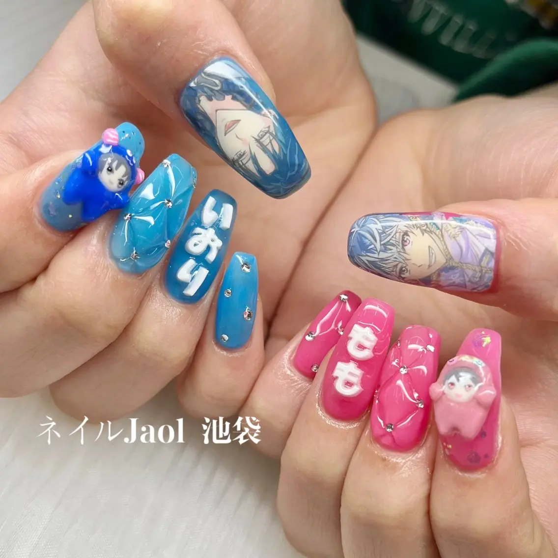ロング ネイルJaol 池袋のネイルデザイン