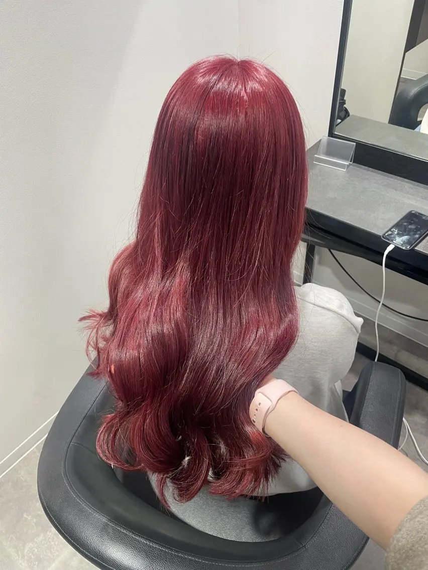 ロング カラー 🎀暖色/ラベンダー /paru🤍のヘアスタイル