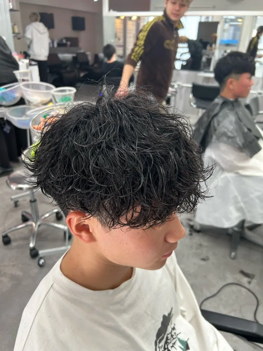 パーマ メンズ カット パーマ パーマ支持率No.1 ❤️🔥安成弾のヘアスタイル