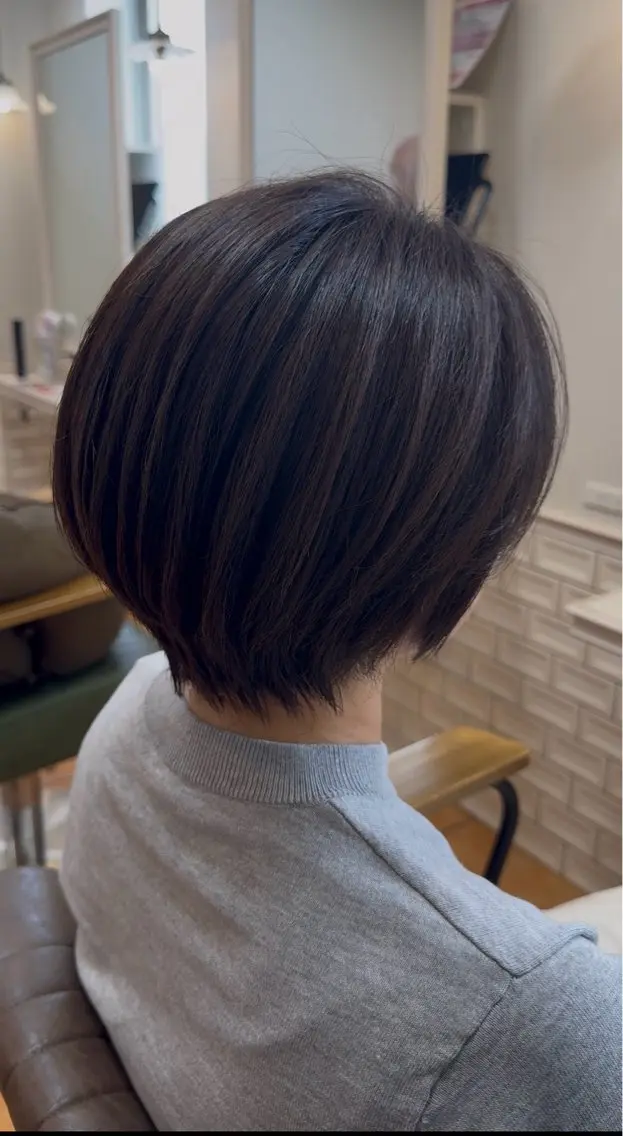 ショート カット ヘアカラー 奈良／富雄／生駒 ショート/川元裕範のヘアスタイル
