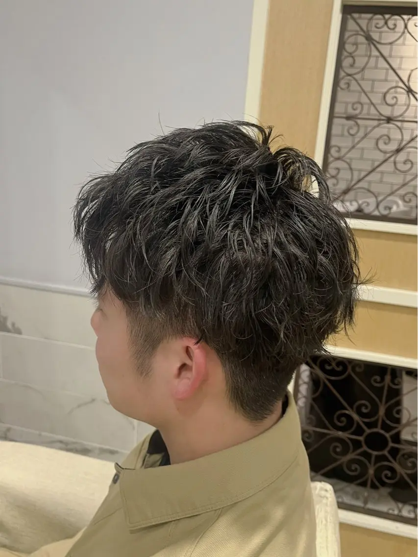 パーマ メンズ カット ヤシロケンタ メンズ特化のヘアスタイル