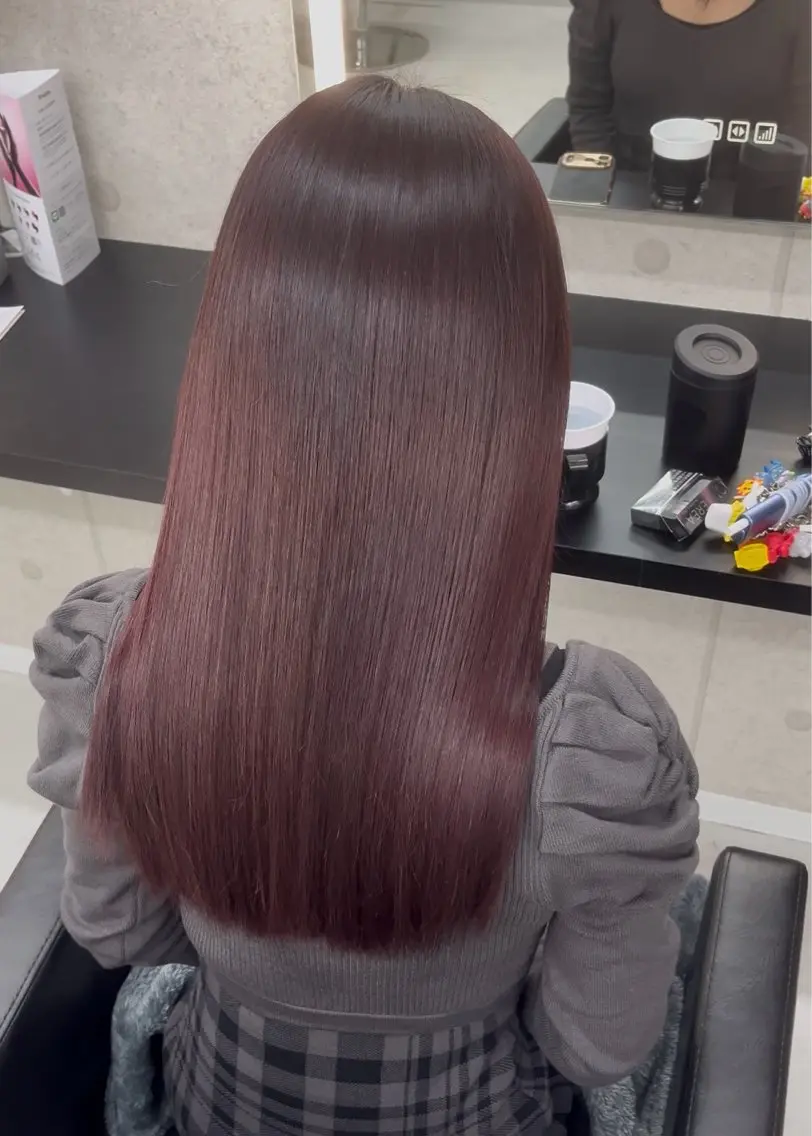 セミロング ヘアカラー PSY(サイ)池袋 あいりのヘアスタイル
