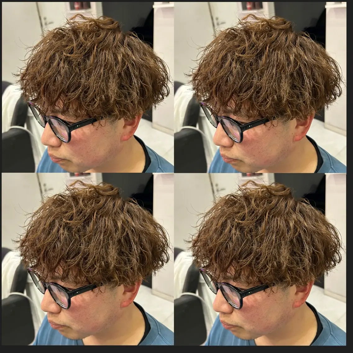ショート カラー パーマ ヘアアレンジ メンズ 🔥メンズパーマ 特化 渡辺一翔のヘアスタイル