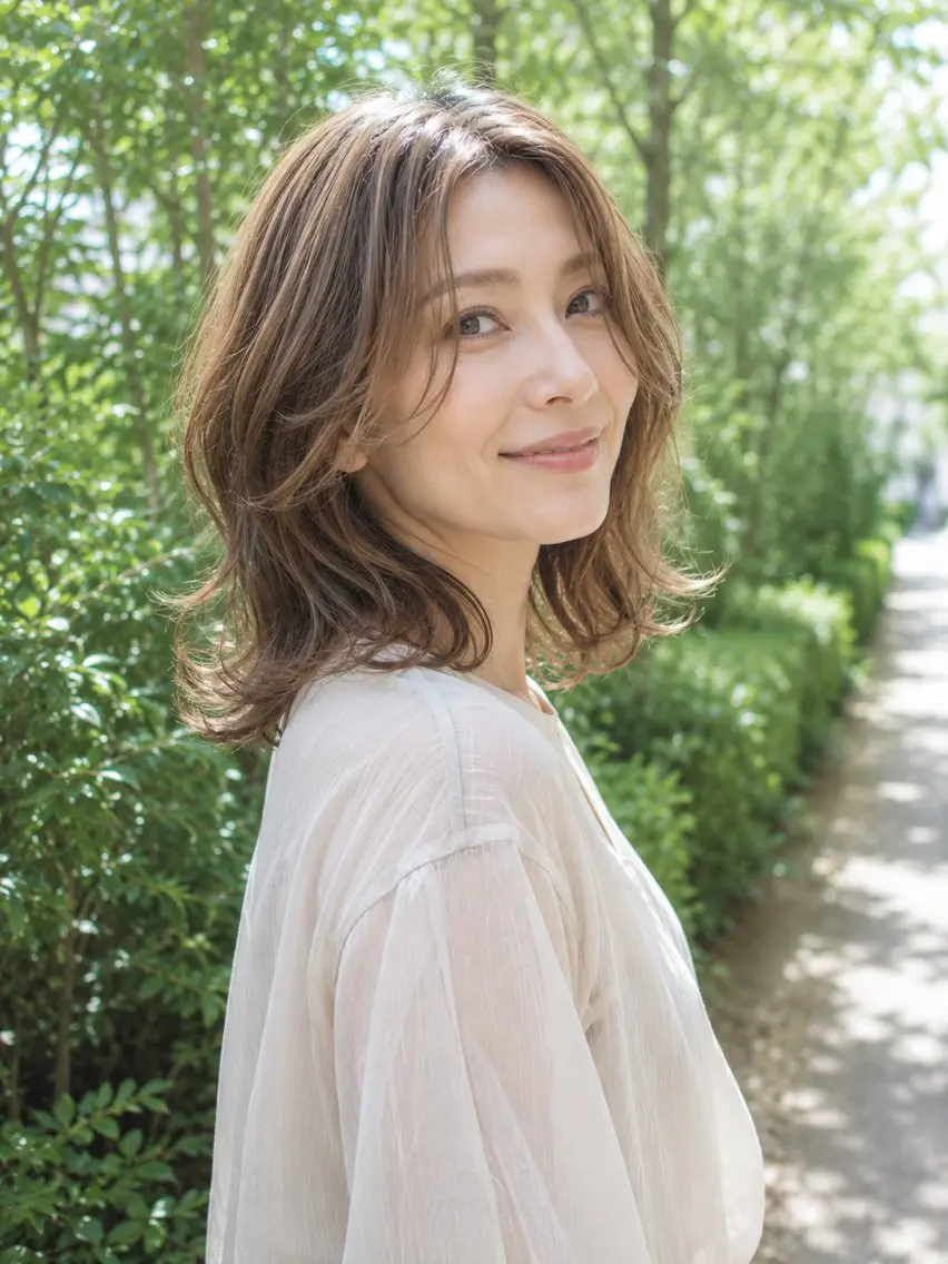 セミロング march merryのヘアスタイル