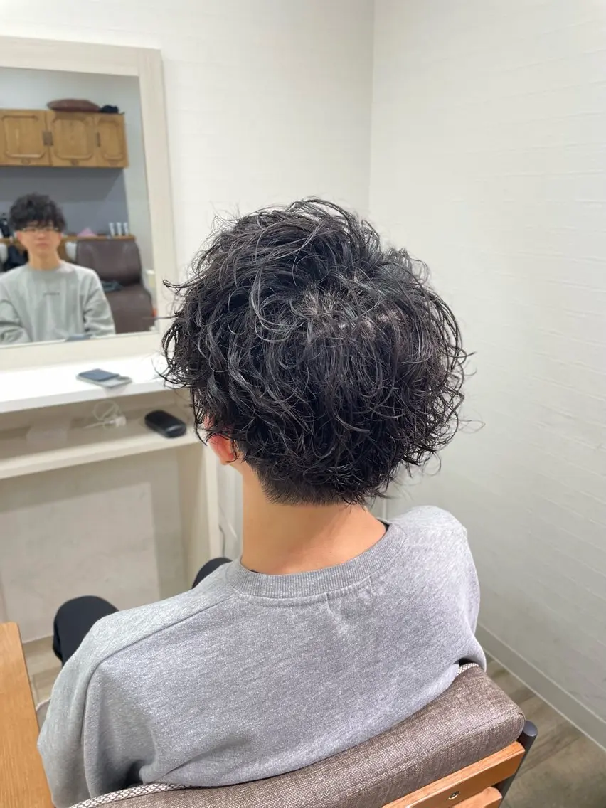 ミディアム パーマ カット パーマ トリートメント 【髪質改善・美髪 矯正】🌟だいち🌟のヘアスタイル