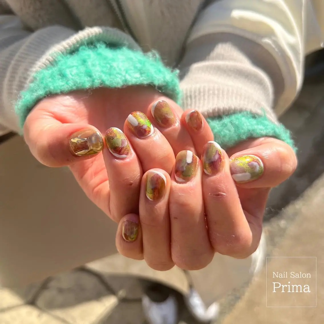 ミディアム ネイル SalonPrima Nail & Eyeのネイルデザイン