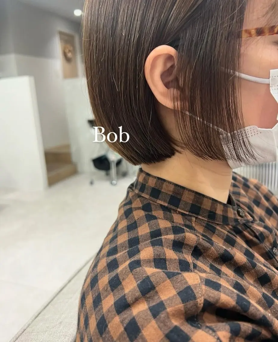 ショート ボブ トリートメント ヘッドスパ 似合わせ/髪質改善 カラー/minoriのヘアスタイル