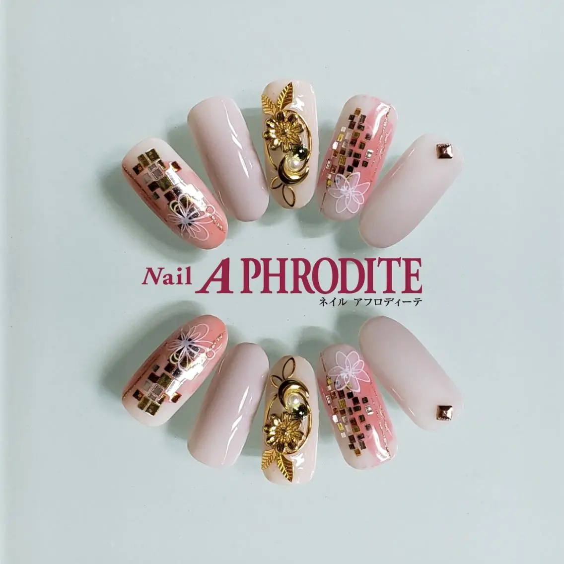 ネイル 持ち込み ニュアンスネイル ハンドネイル Nail  Aphroditeのネイルデザイン