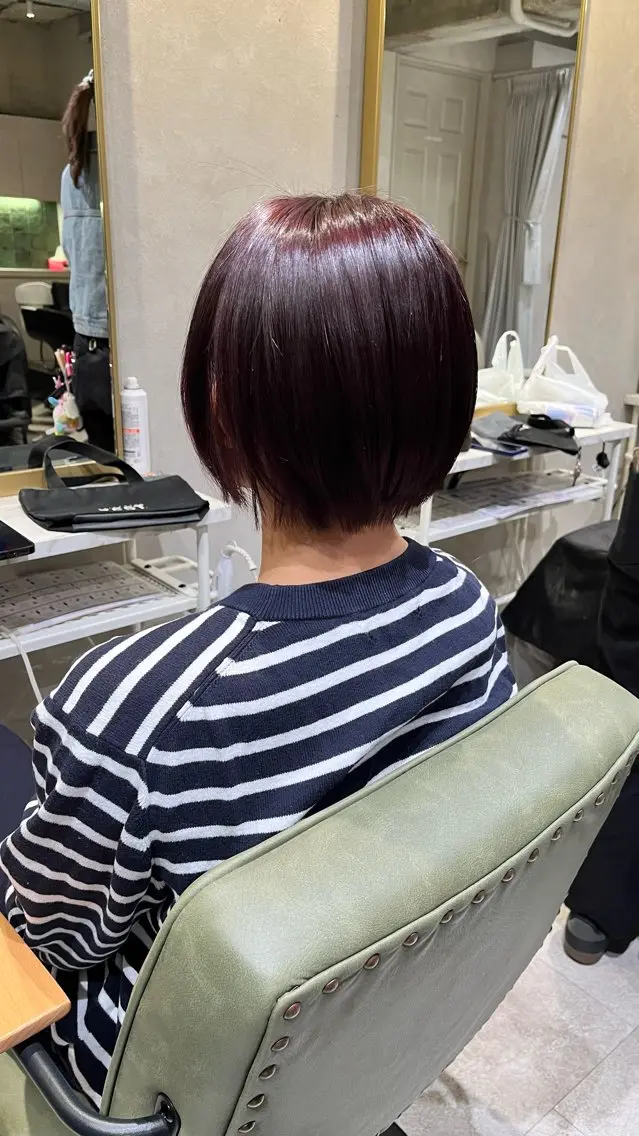 ショート カラー ヘアカラー/髪質改善 /新宿/AiNAのヘアスタイル